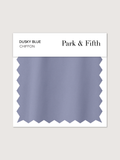 Dusky Blue Chiffon Swatch