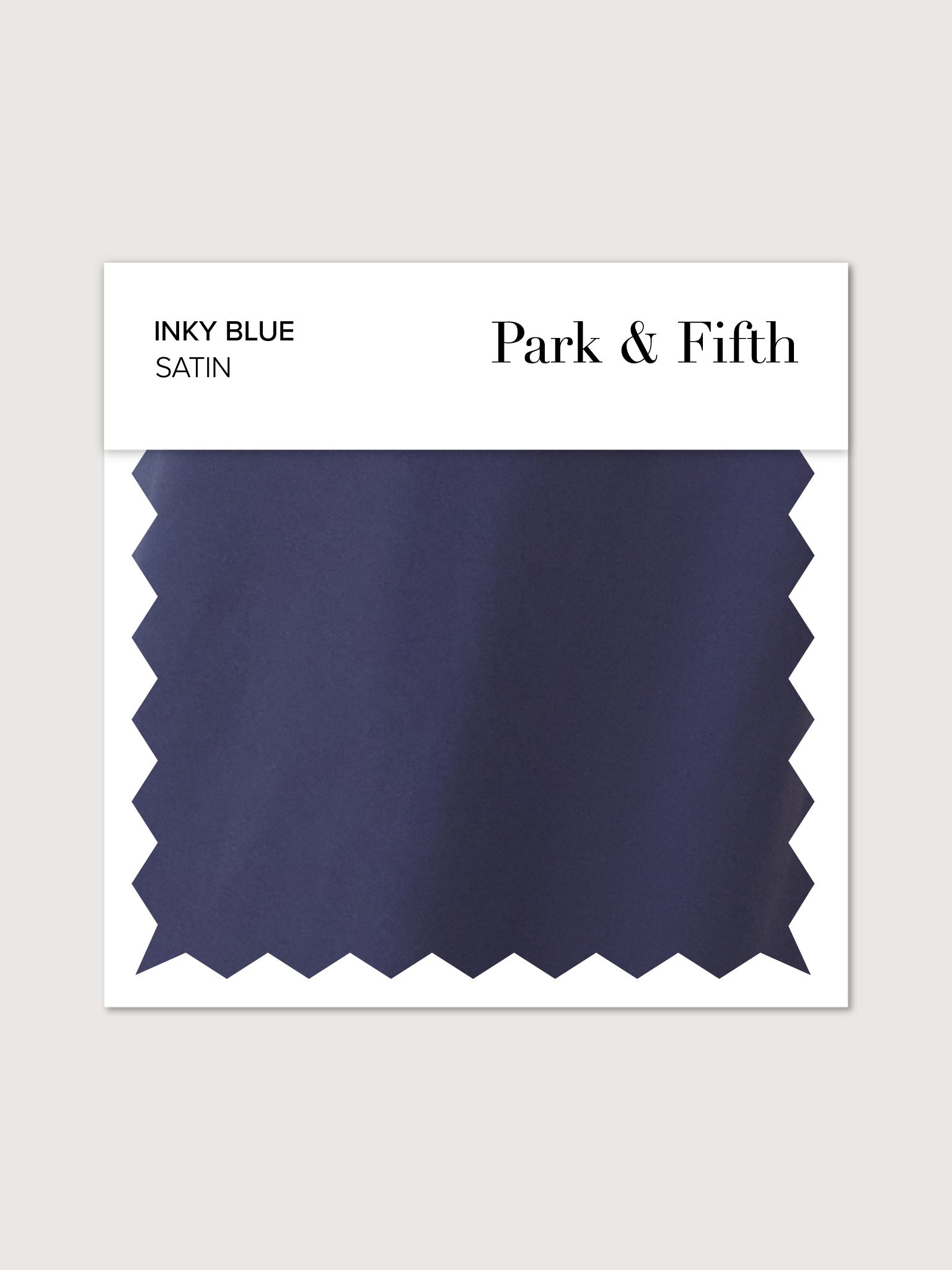 Inky Blue Satin Swatch