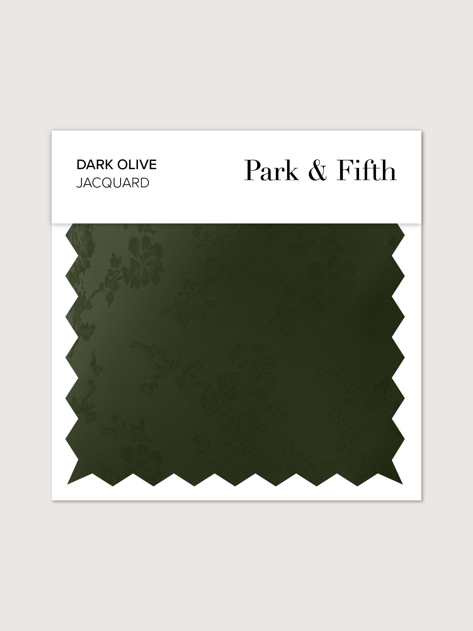 Dark Olive Jacquard Swatch