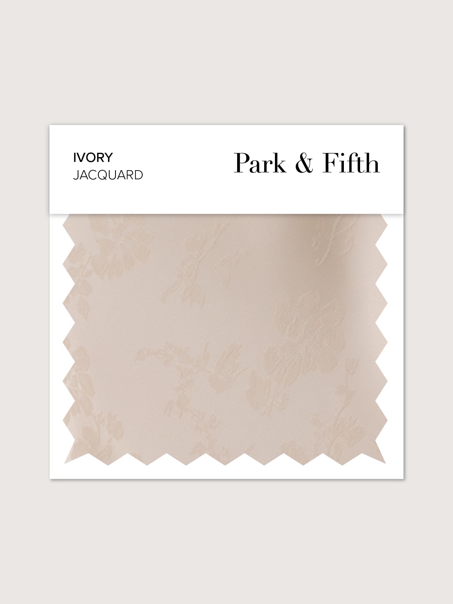 Ivory Jacquard Swatch