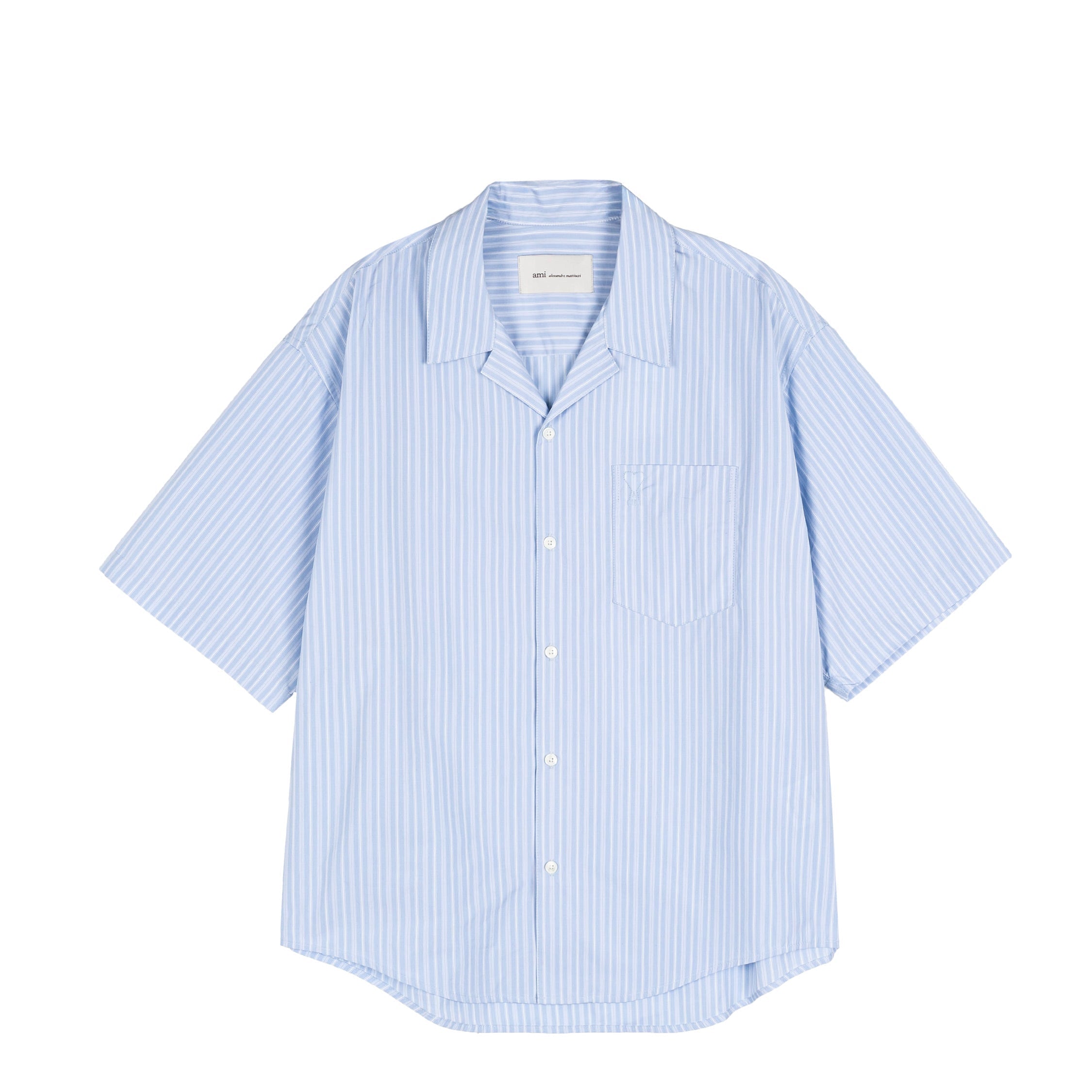AMI Paris	Short Sleeve Ami De Coeur Boxy Shirt