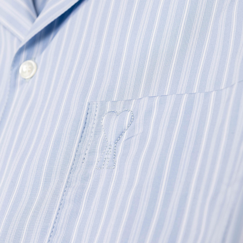 AMI Paris	Short Sleeve Ami De Coeur Boxy Shirt