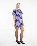 Lucinda Puff Sleeve Dress in Jacquard