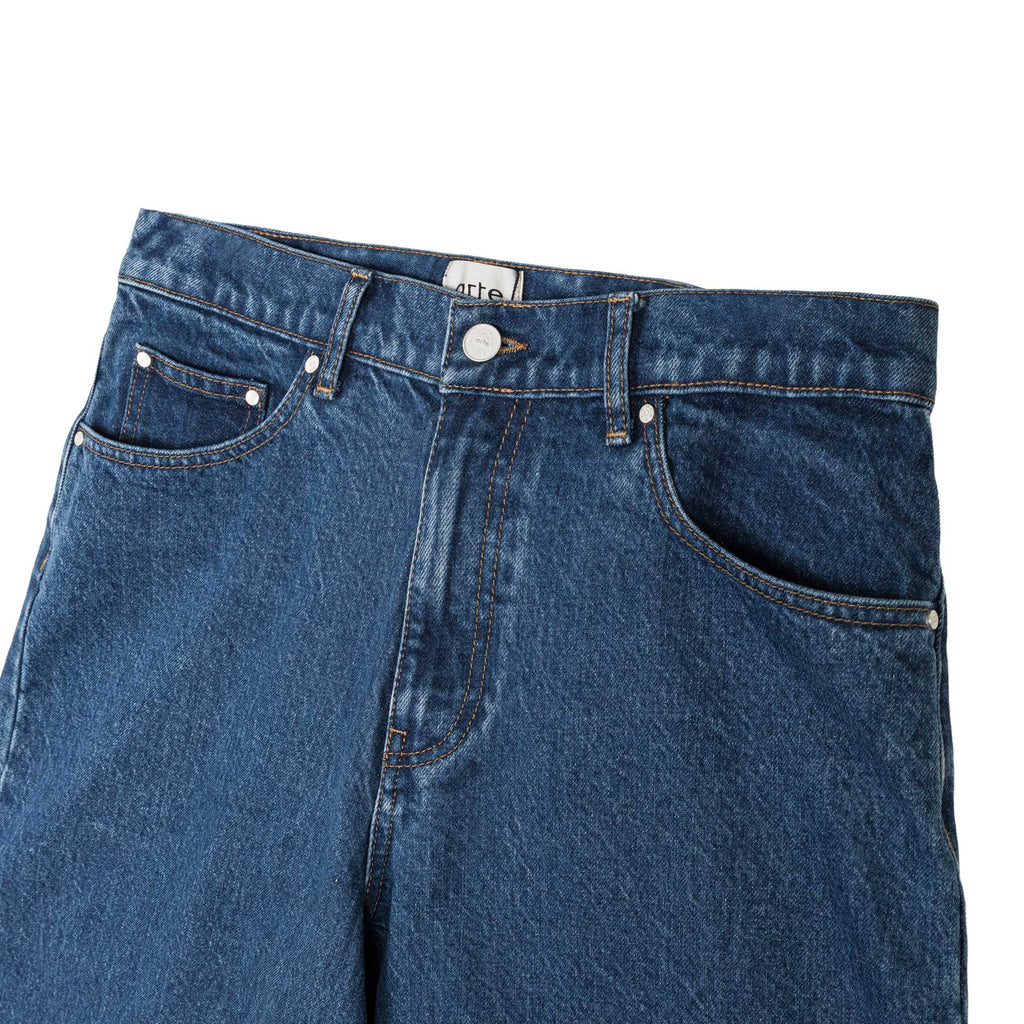 Arte Antwerp Round Pocket Denim Shorts