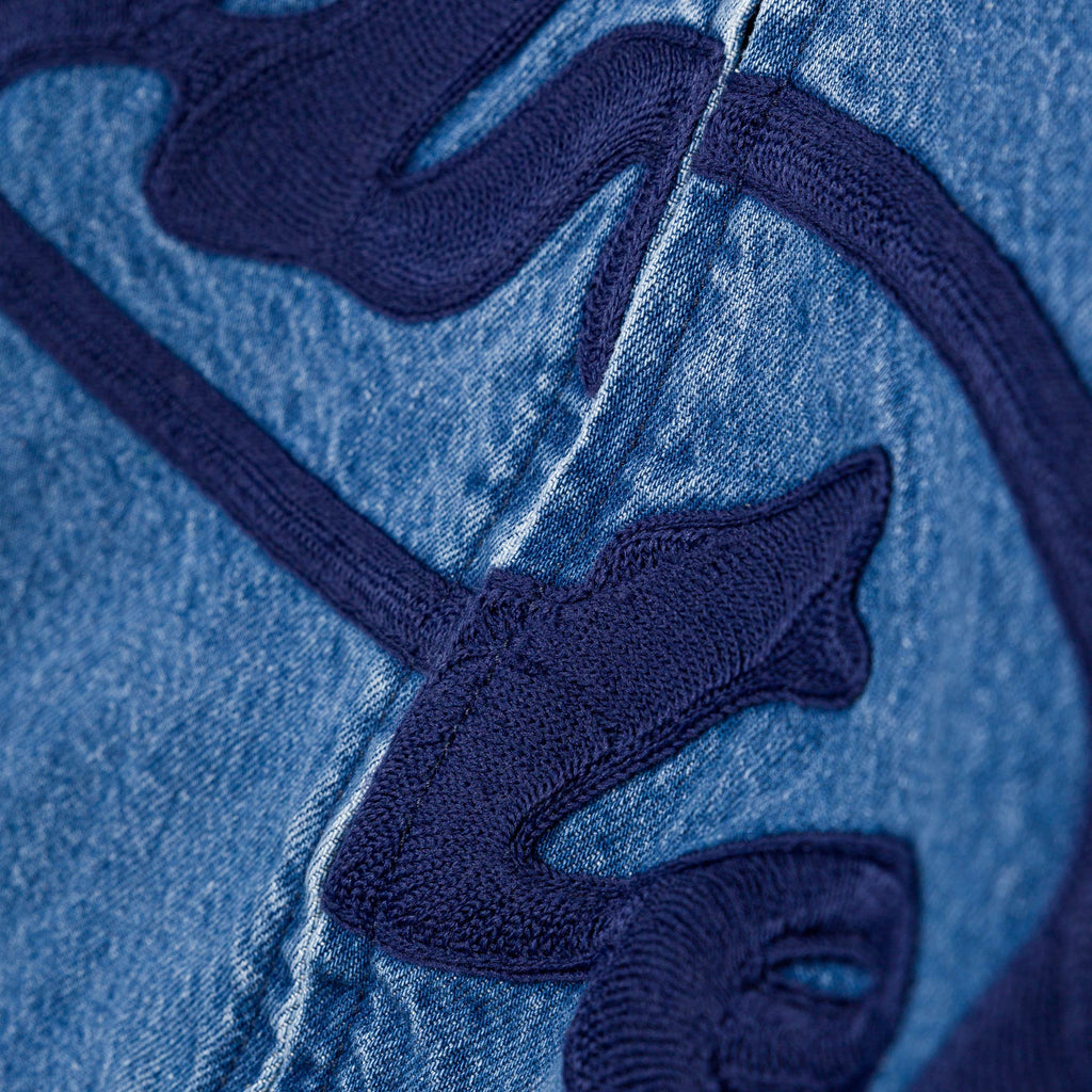 Arte Antwerp Split Logo Denim Hood Jacket