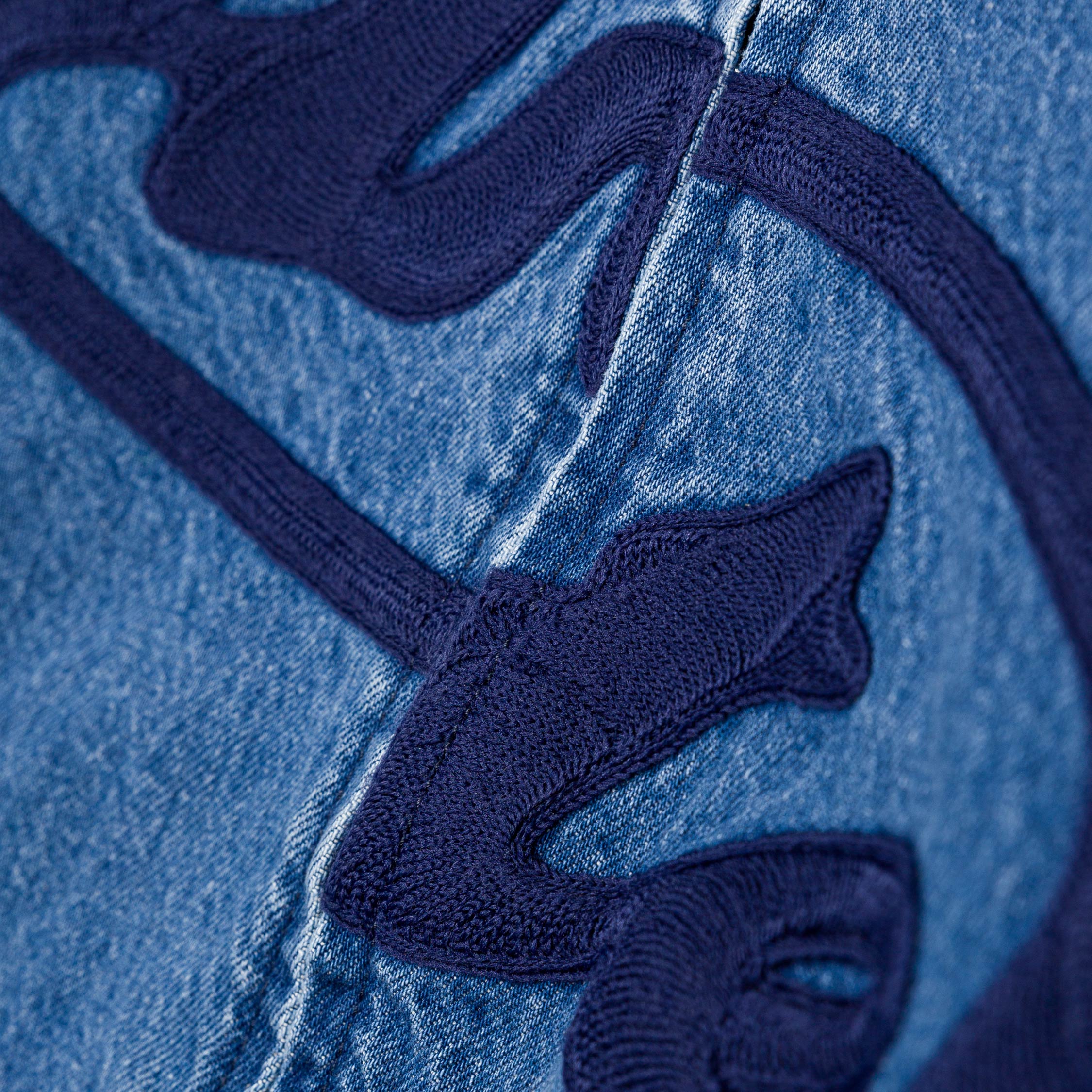 Arte Antwerp Split Logo Denim Hood Jacket