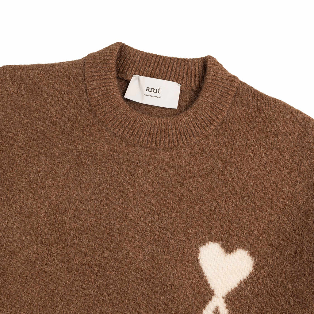 AMI Paris	Ami De Coeur Alpaca Sweater