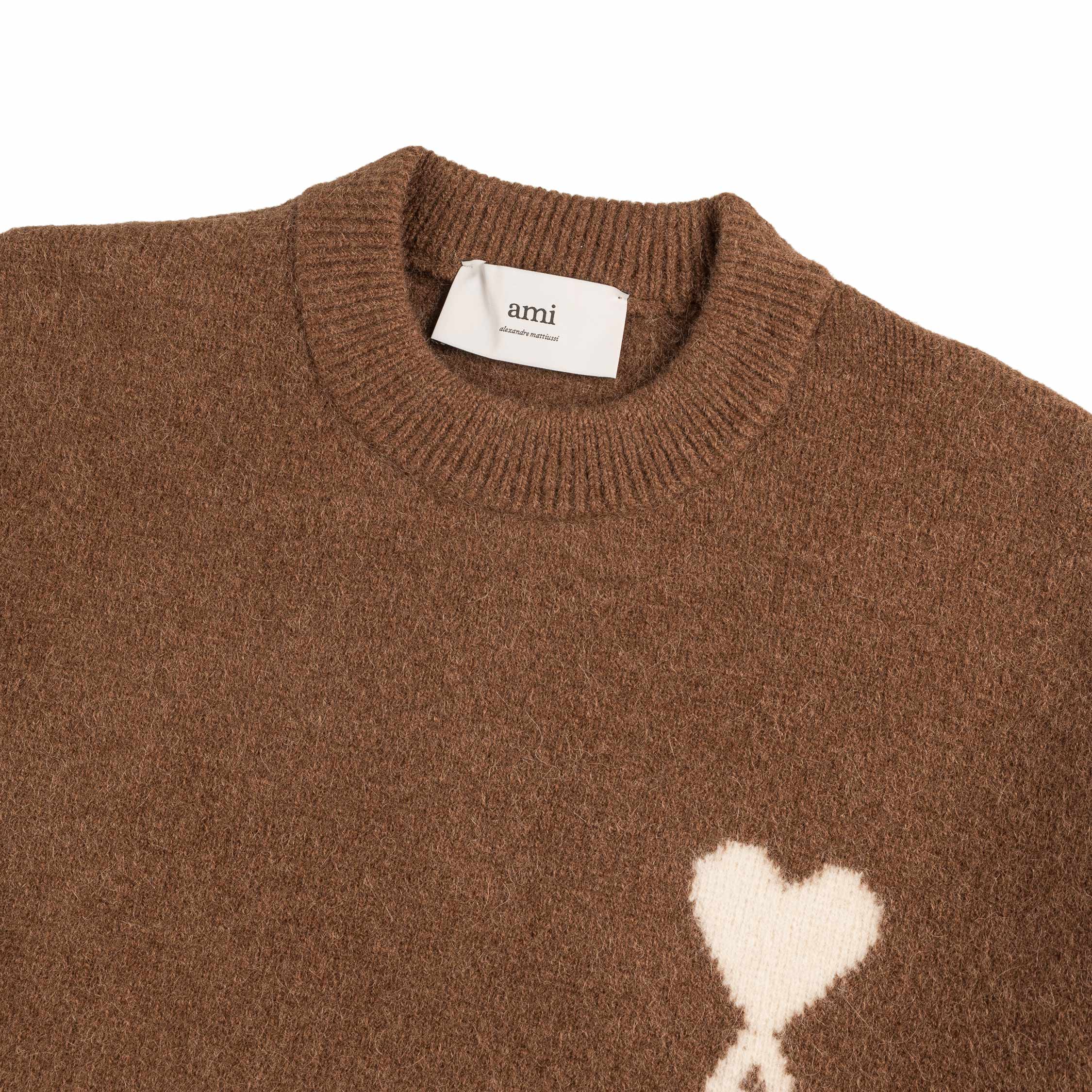 AMI Paris	Ami De Coeur Alpaca Sweater