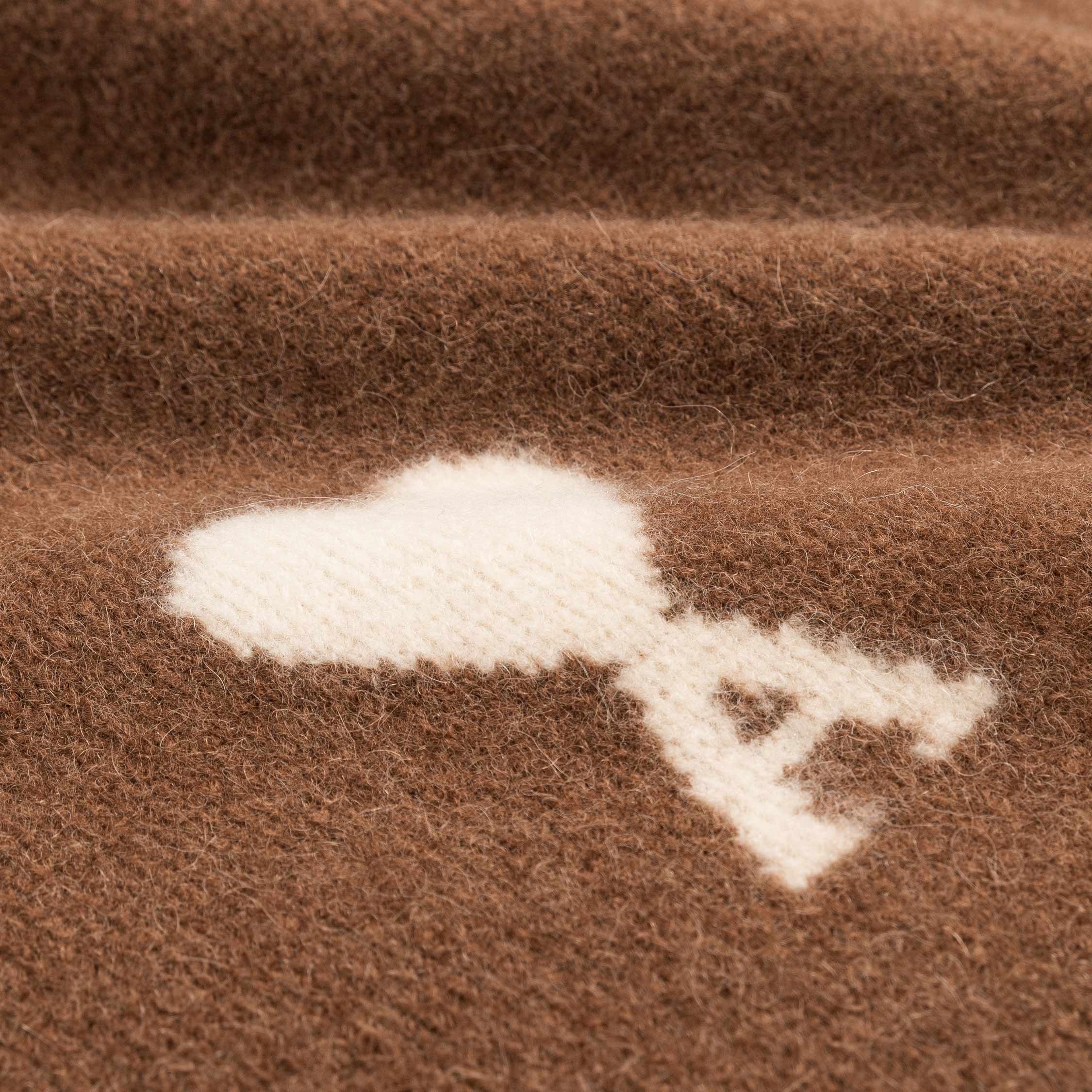 AMI Paris	Ami De Coeur Alpaca Sweater