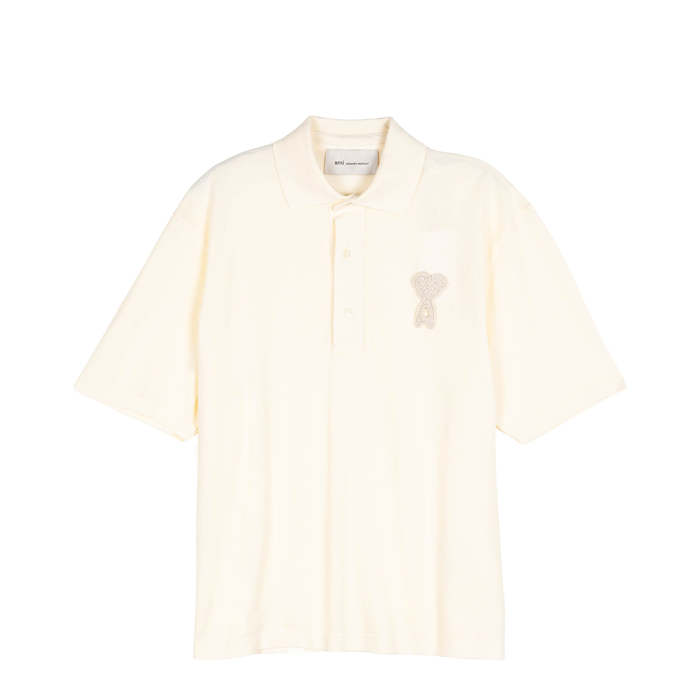AMI Paris	Ami De Coeur Knitted Patch Polo