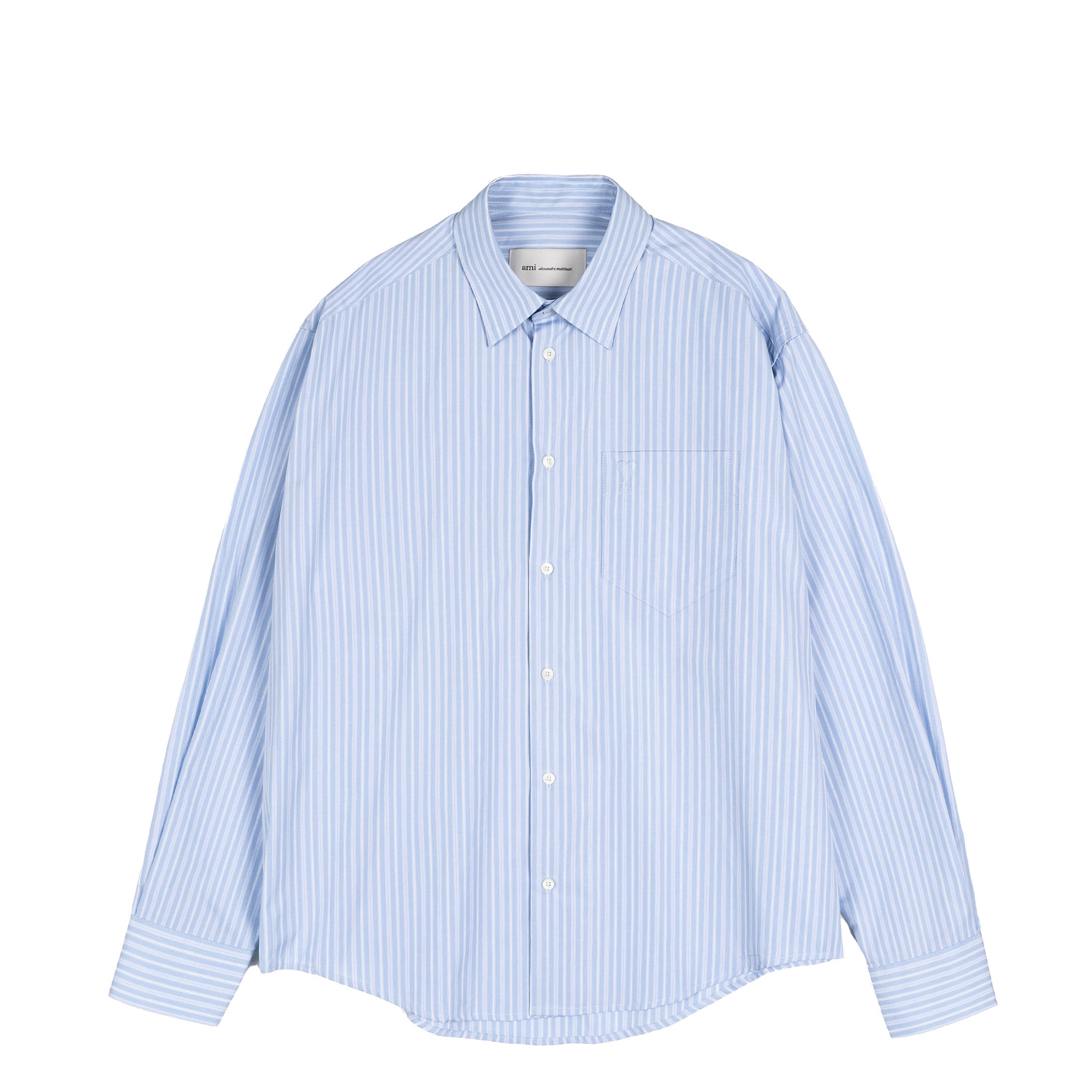 AMI Paris	Long Sleeve Ami De Coeur Boxy Shirt