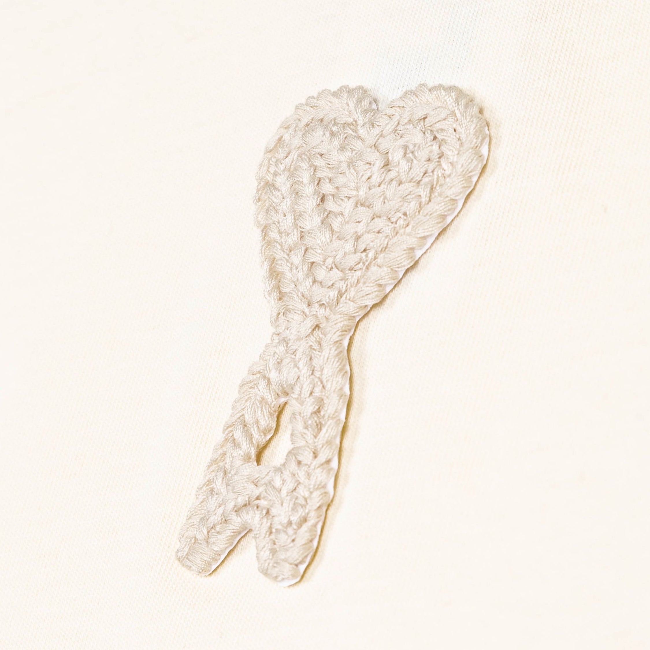 AMI Paris	Ami De Coeur Knitted Patch T-Shirt