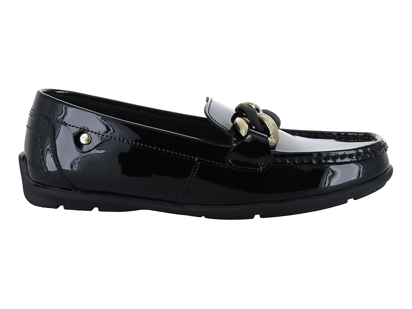 Zapatos Mocasines Flexi Negros para Mujer