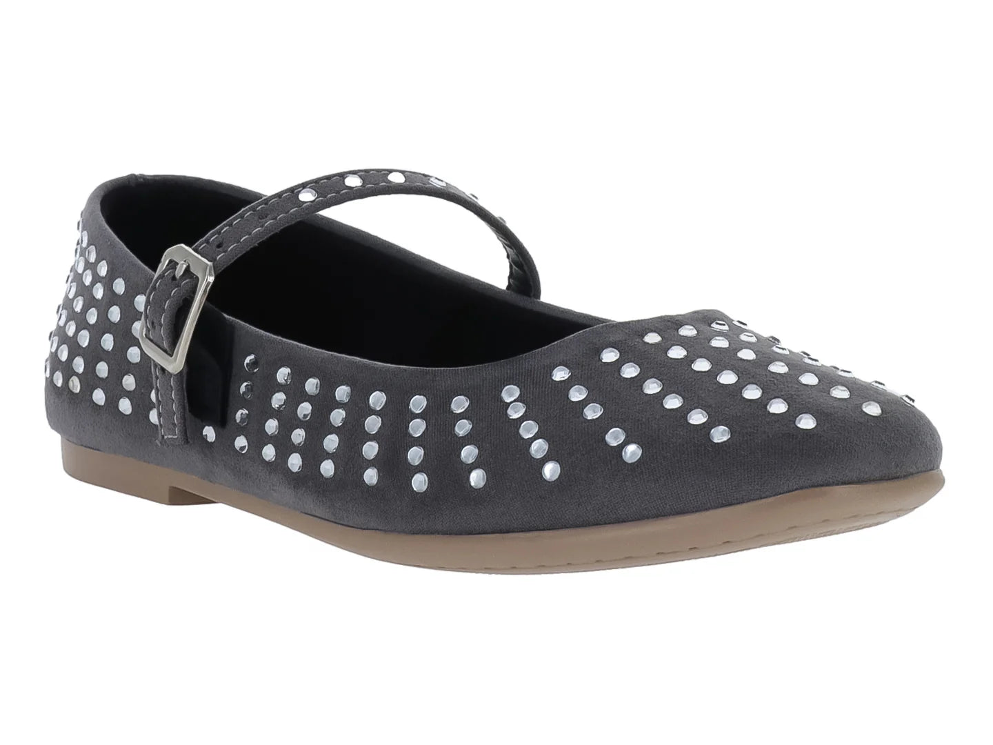 Zapatos Mary Jane Tropicana Gris para Niña