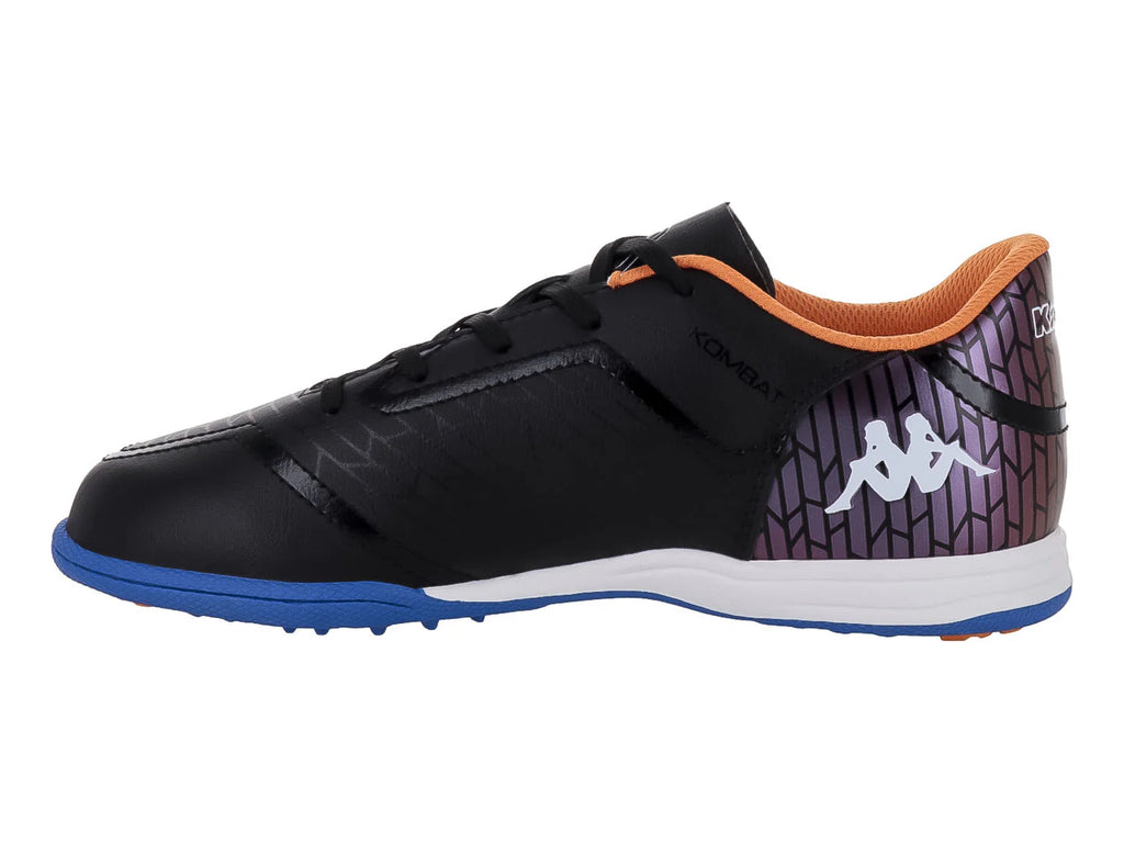 Tenis de Fútbol Kappa Negro Azul para Niño