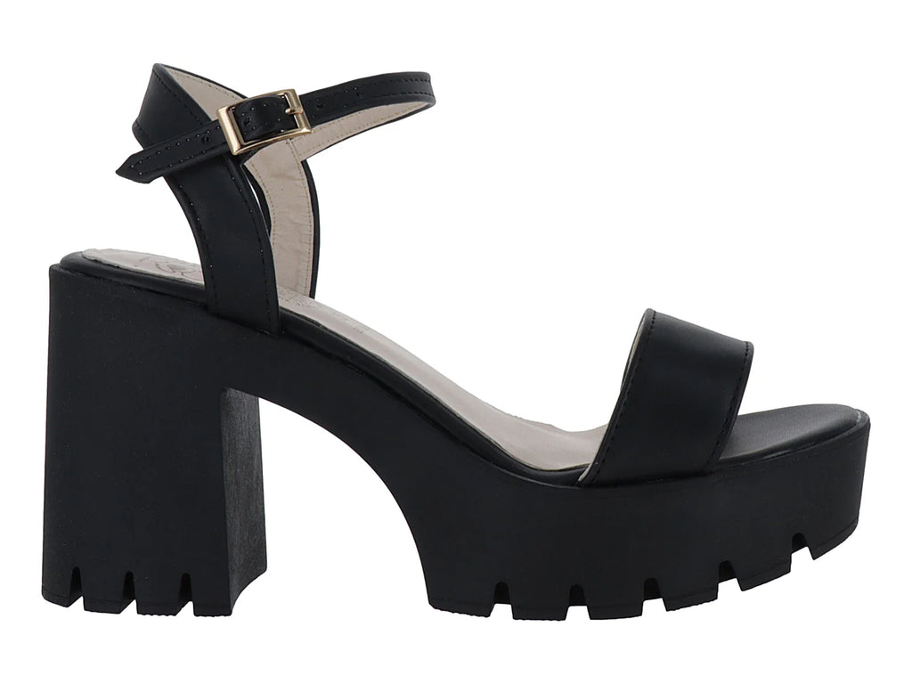 Sandalias Luna Rosa Negro para Mujer