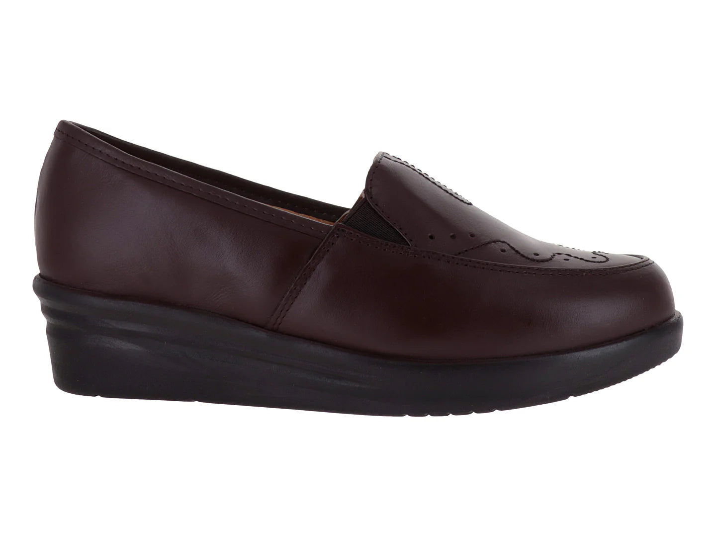 Zapatos Mocasines Mas Descanso Café para Mujer