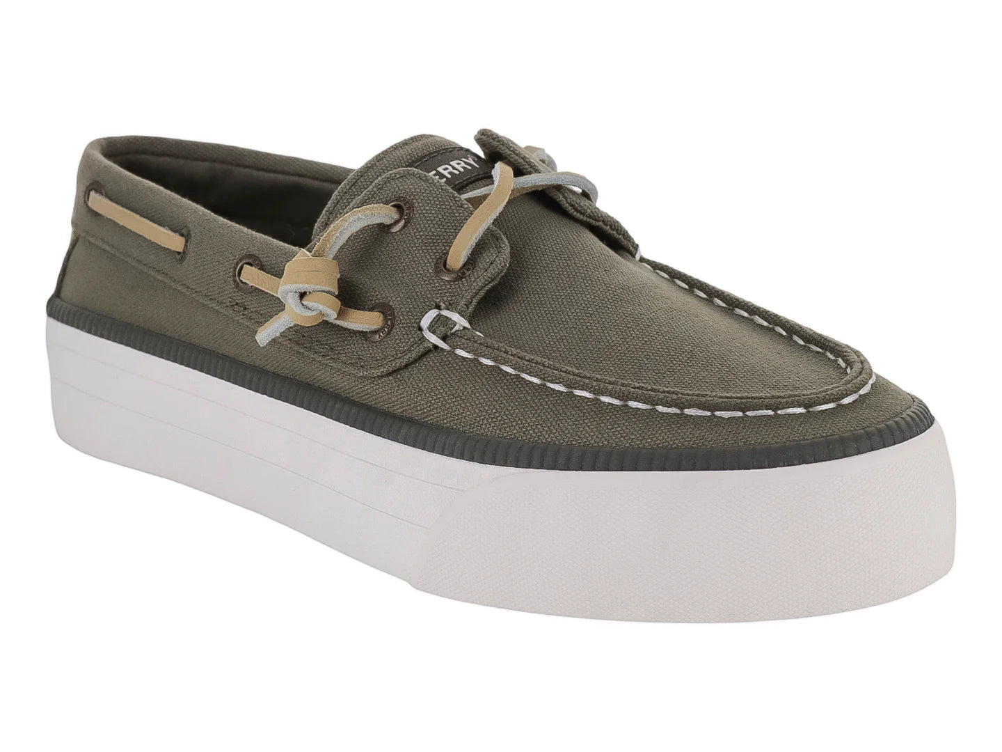 Tenis Sperry Mocasines Verde para Mujer