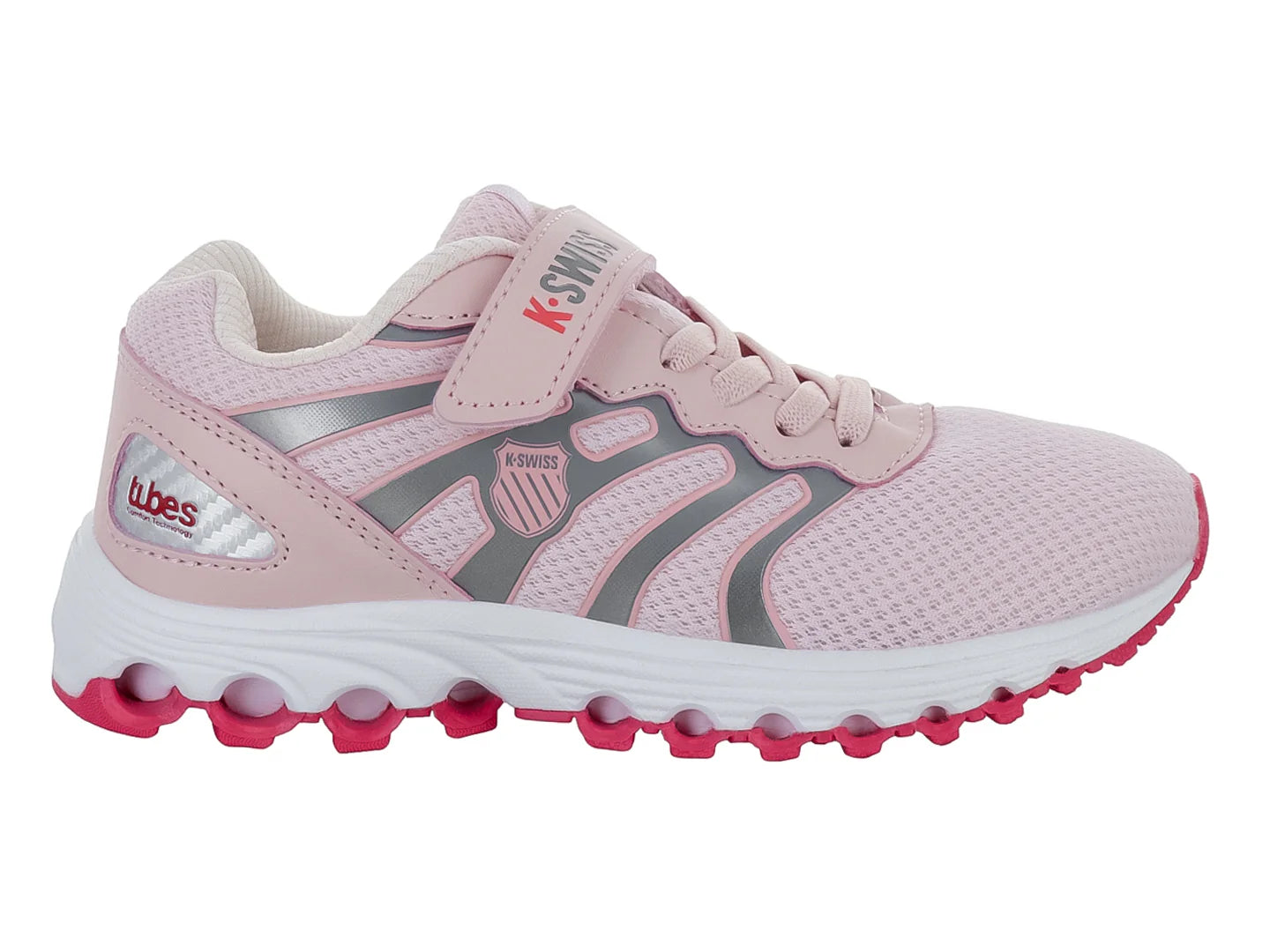 Tenis K SWISS Tubes Rosa y Gris para Niña