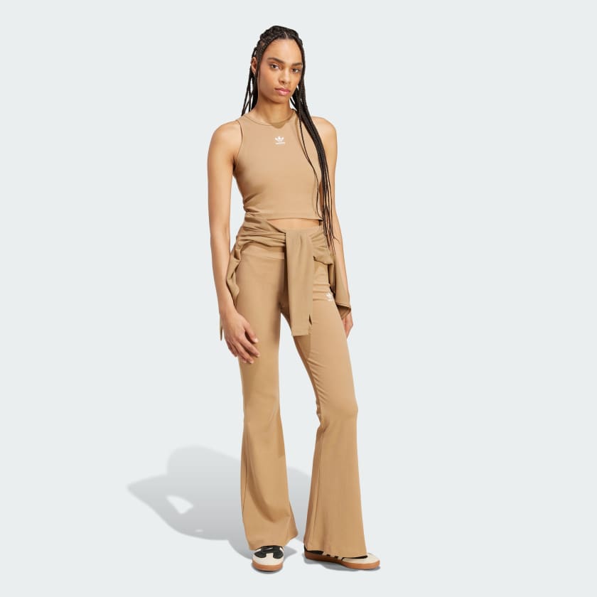 Women's adidas Essentials Rib Flared Leggings