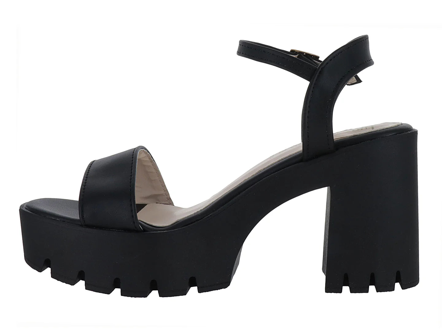 Sandalias Luna Rosa Negro para Mujer