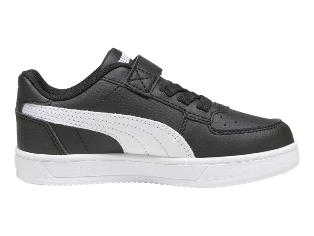 Tenis Puma Caven 20 Negro con Blanco para Niño