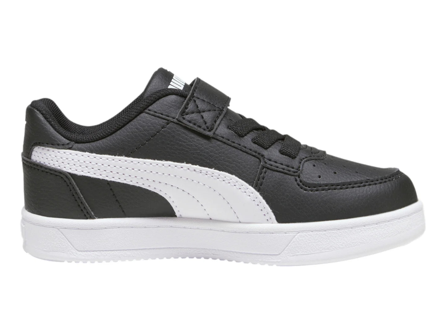 Tenis Puma Caven 20 Negro con Blanco para Niño