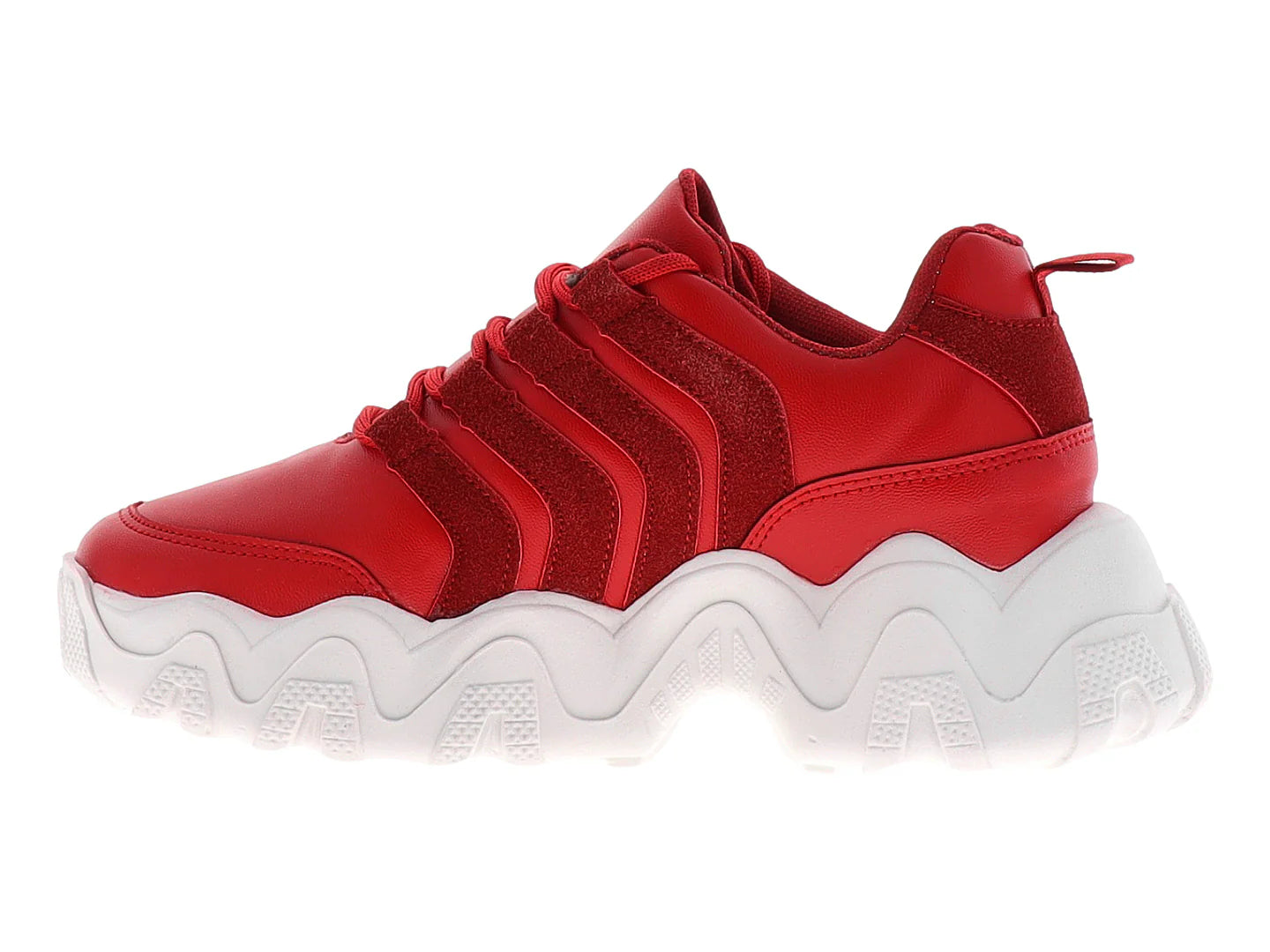 Tenis THENTIC Urbanos Rojo para Mujer