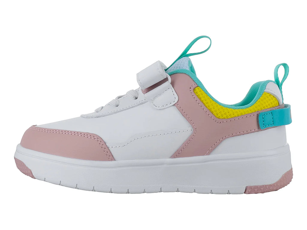 Tenis K Swiss Toki CH Blanco y Rosa para Niña