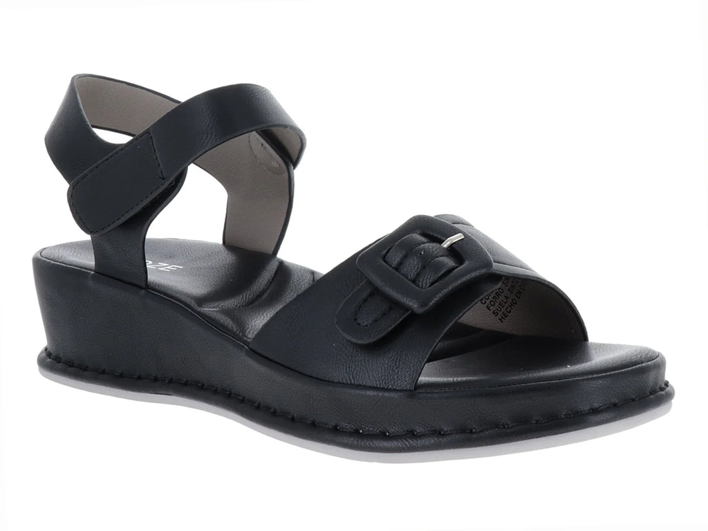 Sandalias Roze Plataforma Negro para Mujer