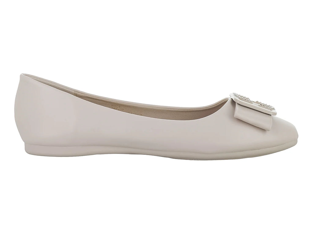Zapatos Planos Roze Beige para Mujer