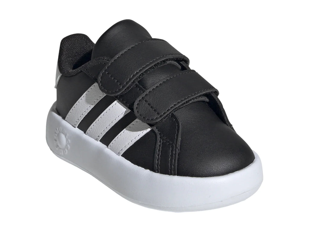 Tenis Adidas Grand Court 20 Negro con Blanco para Niño