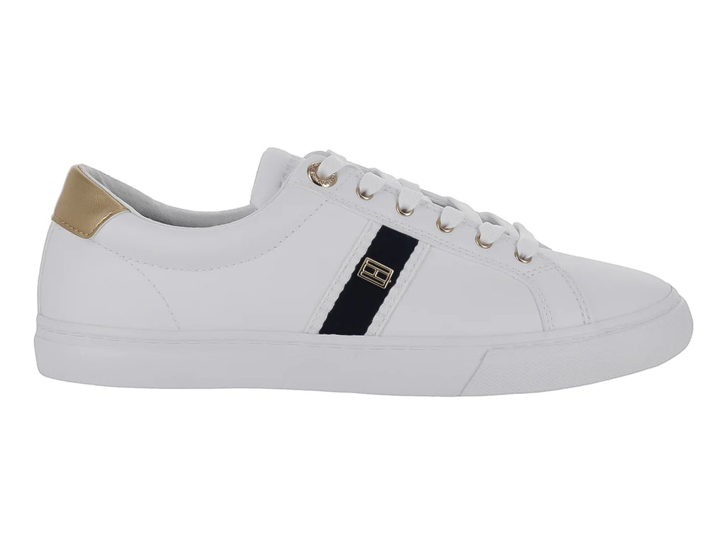 Tenis Tommy Hilfiger In Webbing Court Blanco para Mujer