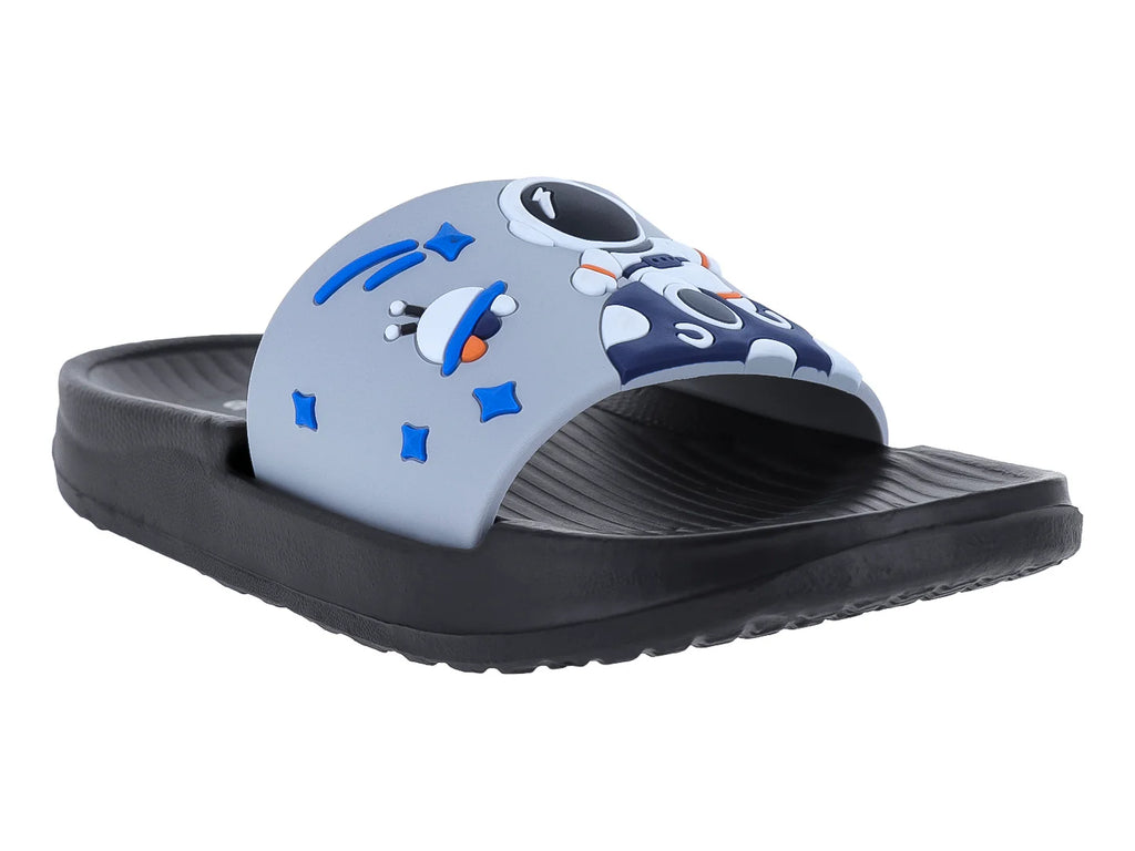 Sandalias Elega Gris y Negro para Niño