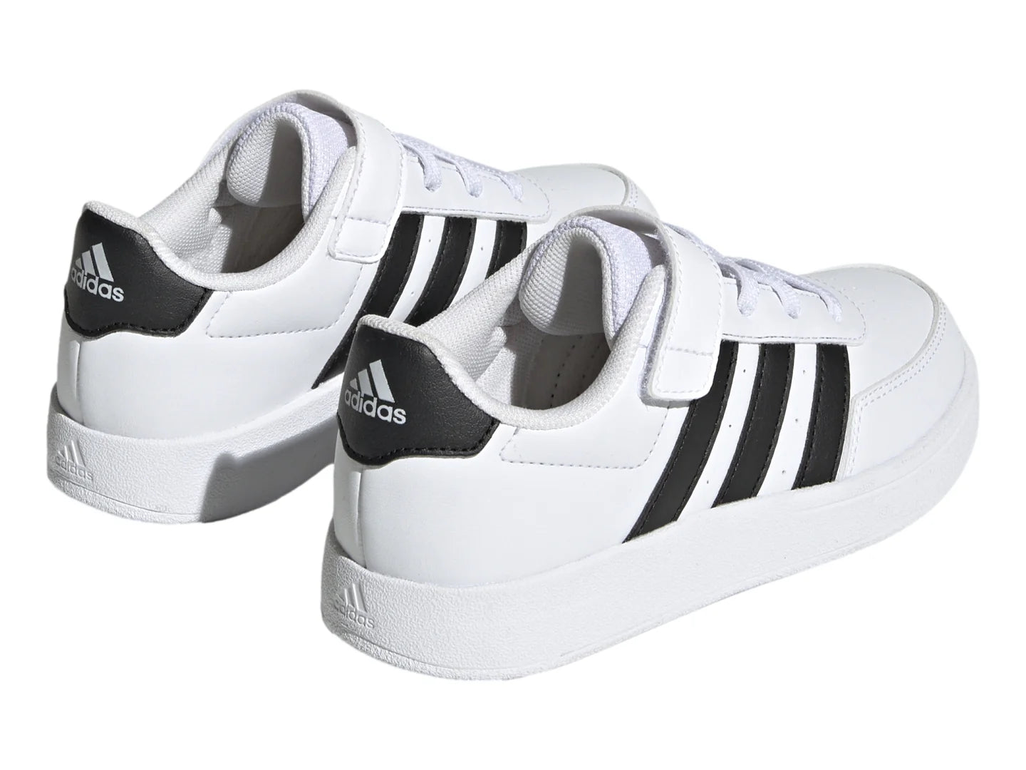 Tenis Adidas Breaknet 20 Blancos y Negros para Niño