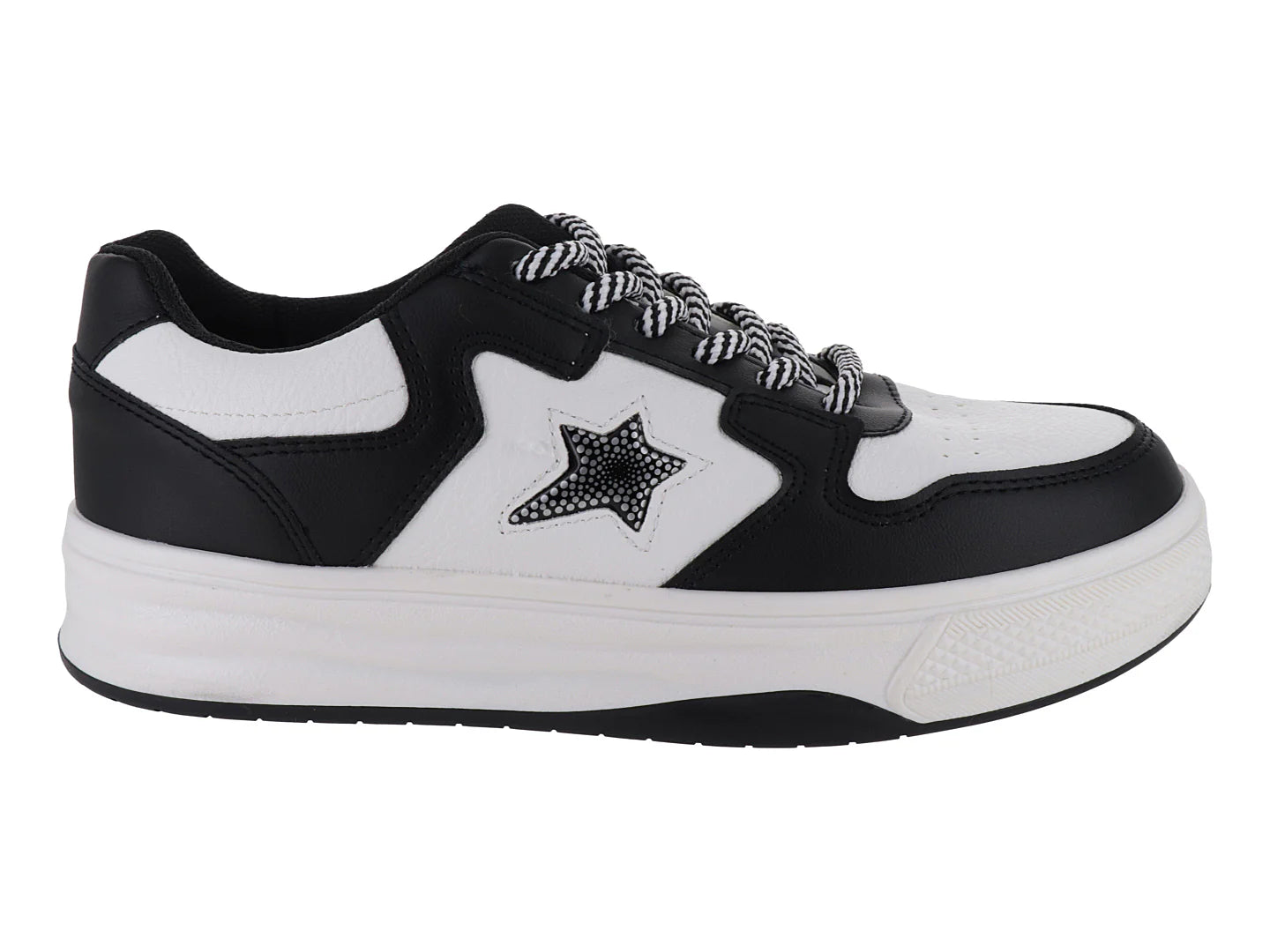 Tenis Clasben Sidney Blanco y Negro para Mujer