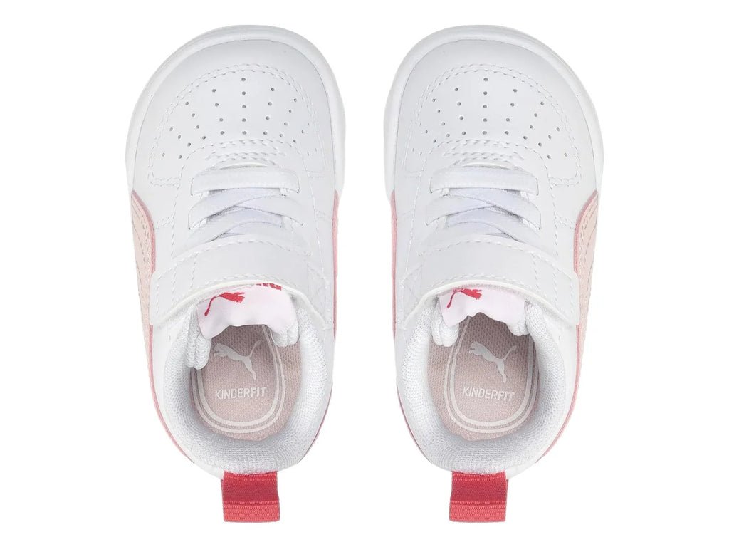 Tenis PUMA Rickie Blanco y Rosa para Niña