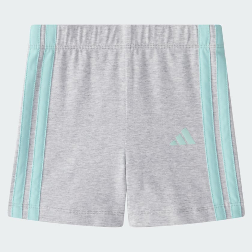 Kids' adidas INF CTN WAIST TEE BIK SHRT ST