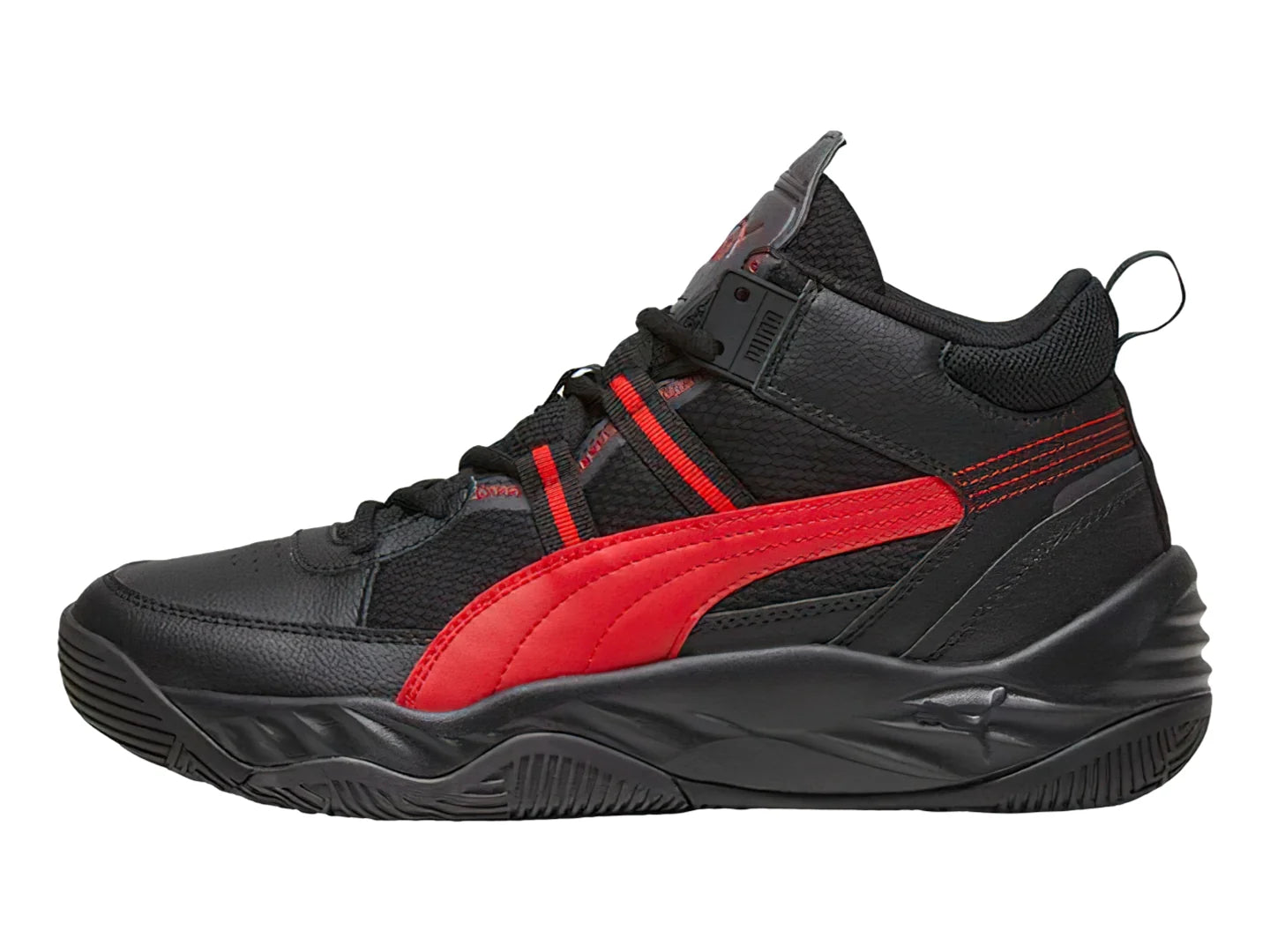Tenis PUMA Rebound Future Nextgen Negro y Rojo para Hombre