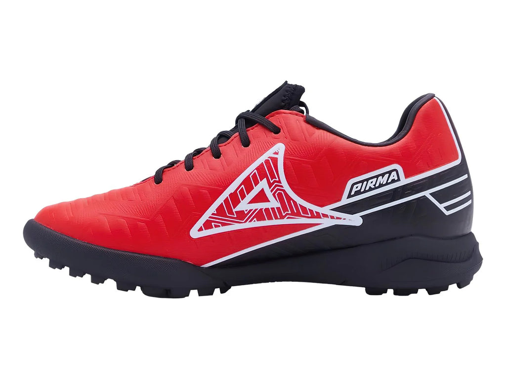 Tenis de Fútbol Pirma Brasil Negro y Rojo para Hombre