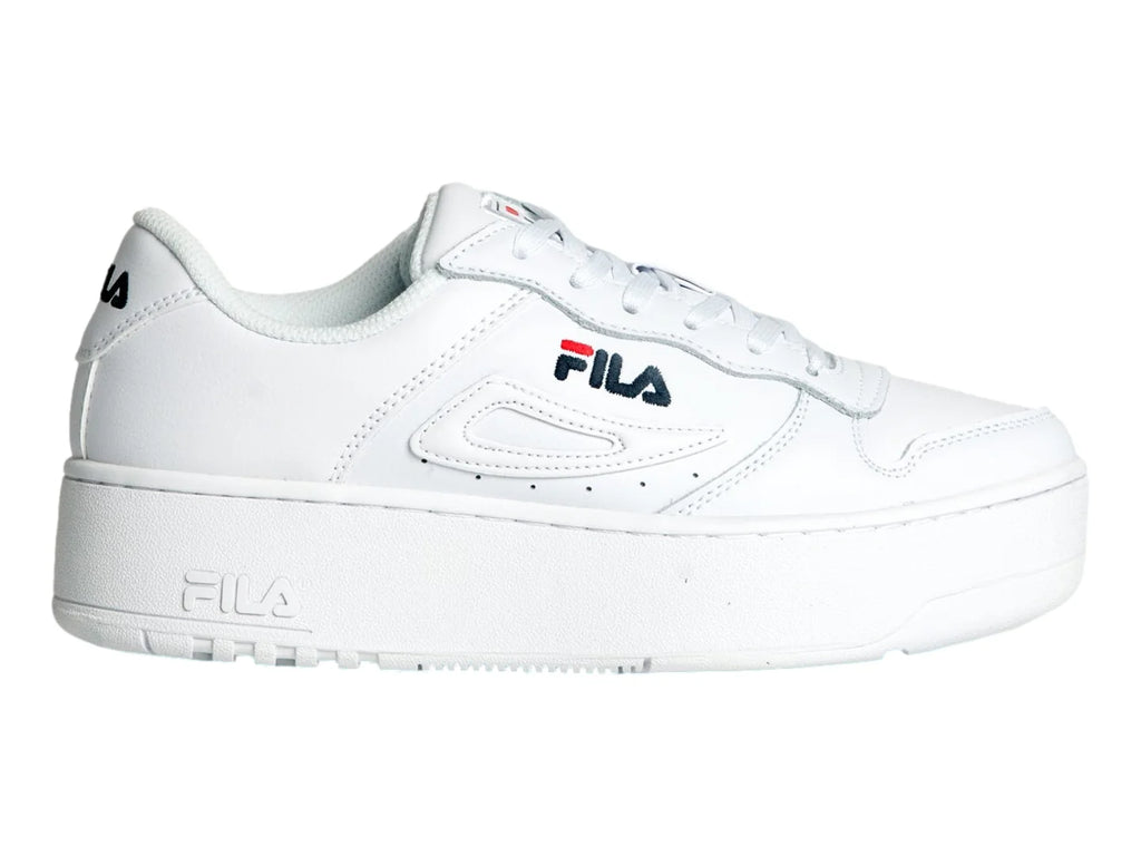 Tenis Fila FX 115 Blanco Marino y Rojo para Mujer
