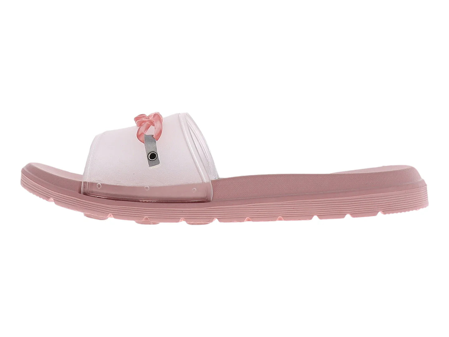 Sandalias Elega Palo de Rosa Transparente para Mujer