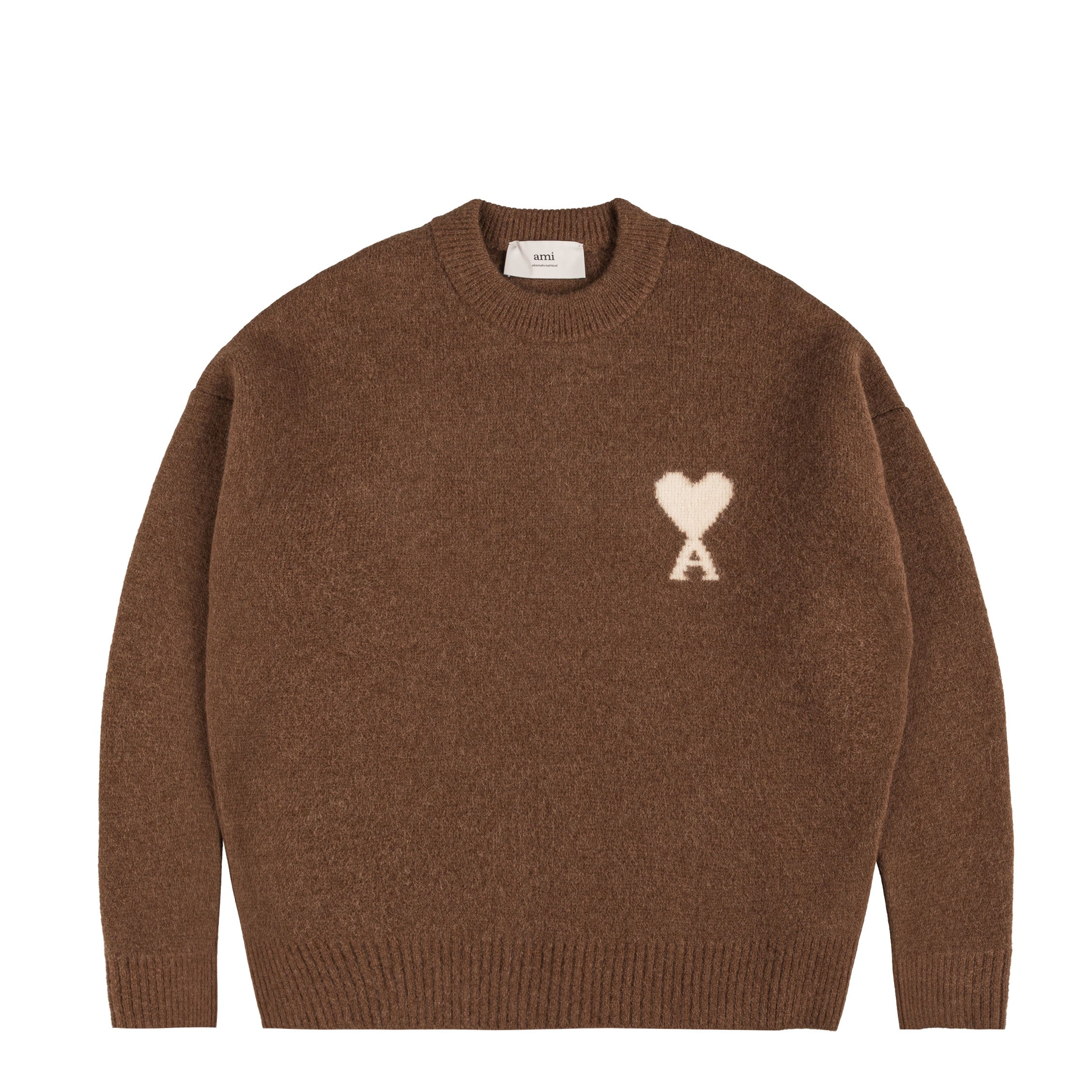 AMI Paris	Ami De Coeur Alpaca Sweater