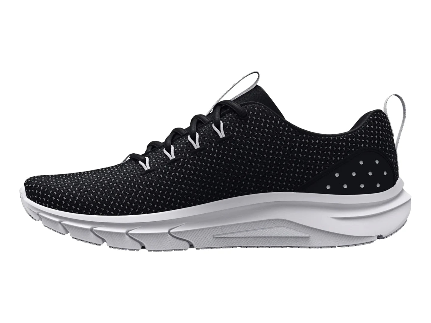 Tenis Under Armour UA Phade RN 2 Negro y Blanco para Hombre