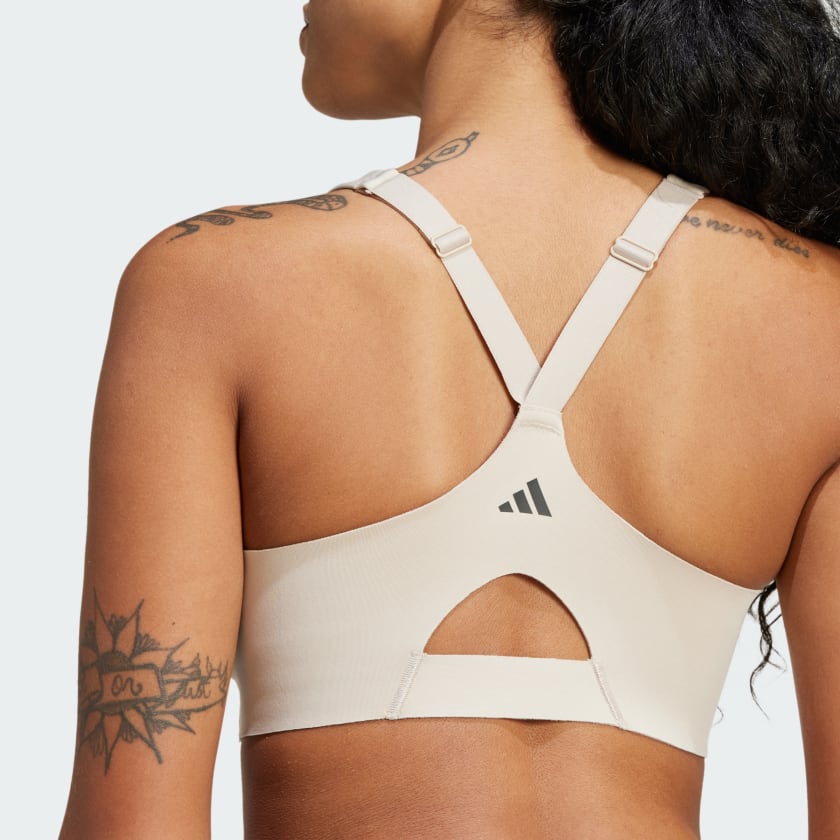 Women's adidas TLRD Impact Luxe High Support Zip Bra