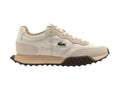 Tenis Lacoste L Spin Deluxe Blanco y Marrón para Hombre