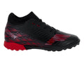 Tenis de Fútbol Furia Negro con Rojo para Niño