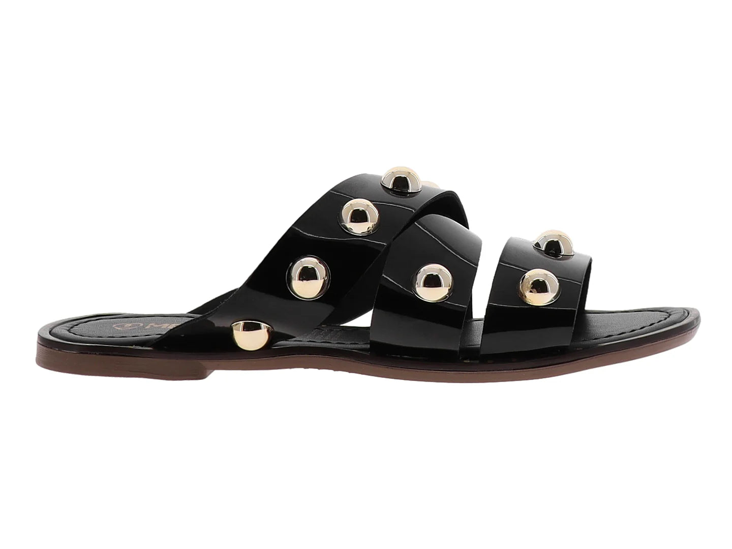 Sandalias MeliAna Charol Negro para Mujer