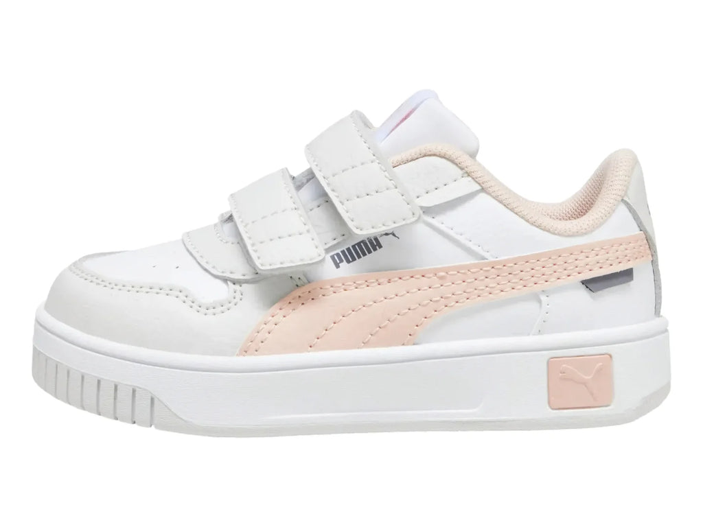 Tenis PUMA Carina Street V Blanco y Rosa para Niña