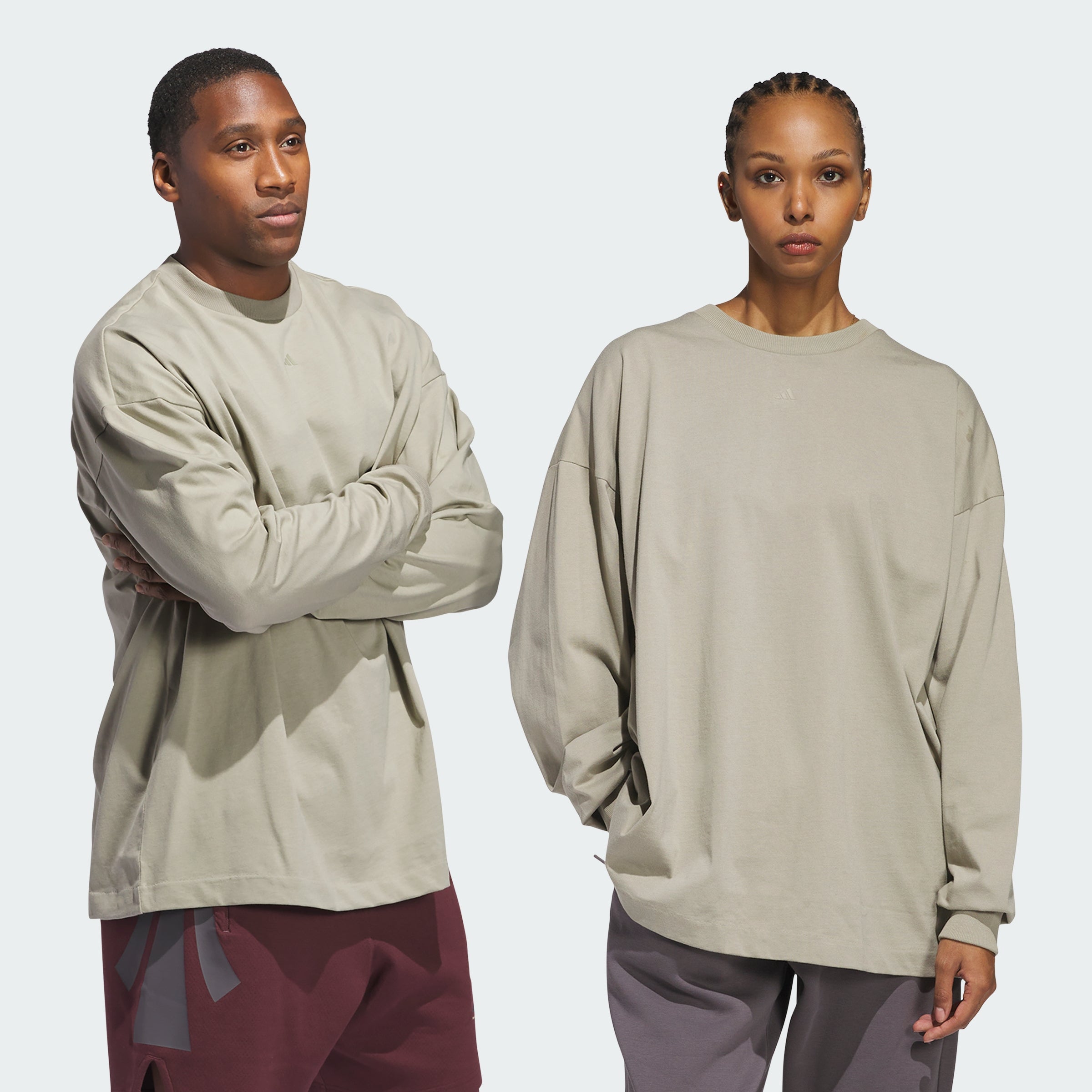 Men's adidas adidas Basketball Long Sleeve Tee (Gender Neutral)